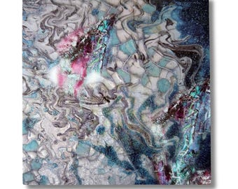 Abstract Mosaic Greeting Card | Norwegian Fine Art Paper Card