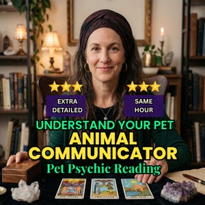 Animal Communicator  Psychic Reading, Pet Psychic Reading,  Psychic Medium,  Pet Behaviour Reading, Understand Your Pet, Clairvoyant, (PDF)