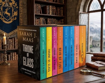 Throne of Glass 8-Book Box Set by Sarah J. Maas | Complete Fantasy Series