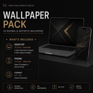 Dark Minimalist Wallpaper Pack