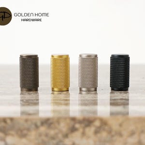 Knurled Brass Knobs for Cabinet, Satin Nickel Drawer Knobs, Matte Black Kitchen Knobs, Antique Brass Dresser Knobs, Modern Cabinet Hardware