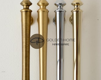 Solid Brass Drawer Handles, Antique Brass Cabinet Pulls, Vintage Gold Cabinet Door Handles, Classic Luxury Kitchen Cabinet Hardware