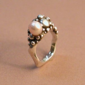 Silver and pearl ring: my Favorite Ring image 1