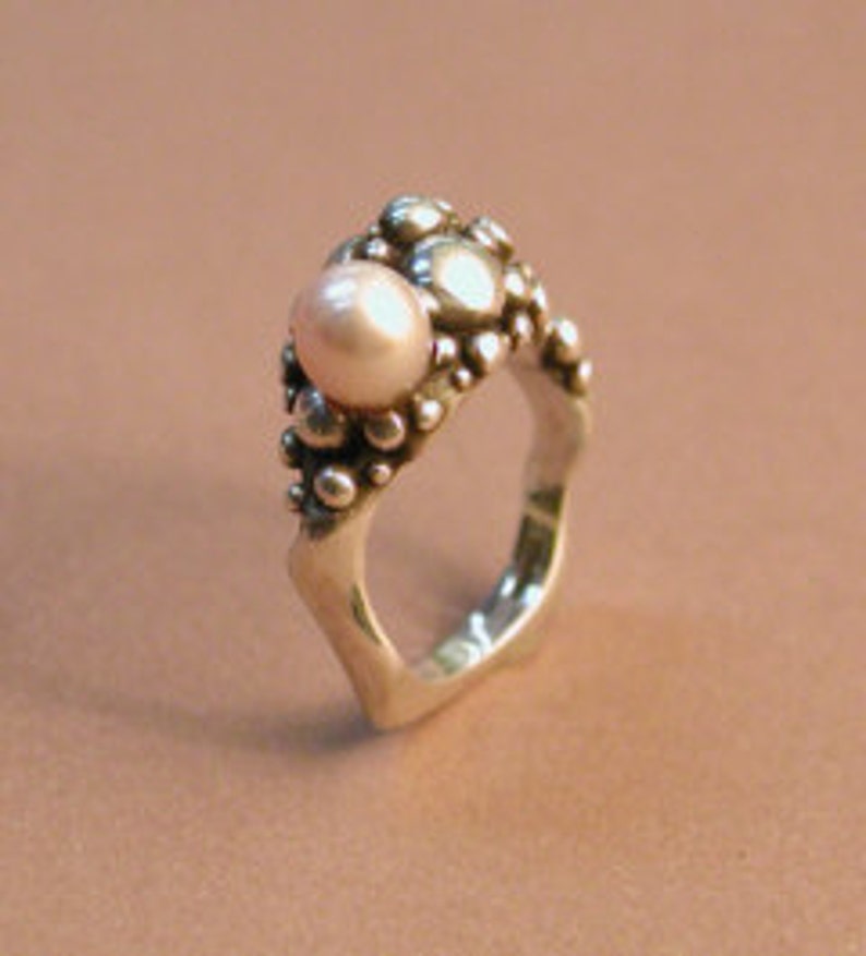 Silver and pearl ring: my Favorite Ring image 1