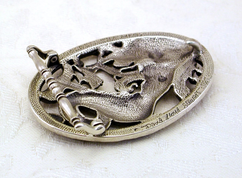 Mermaid Belt Buckle in Solid Sterling Silver 925 Sailor's Dream image 4