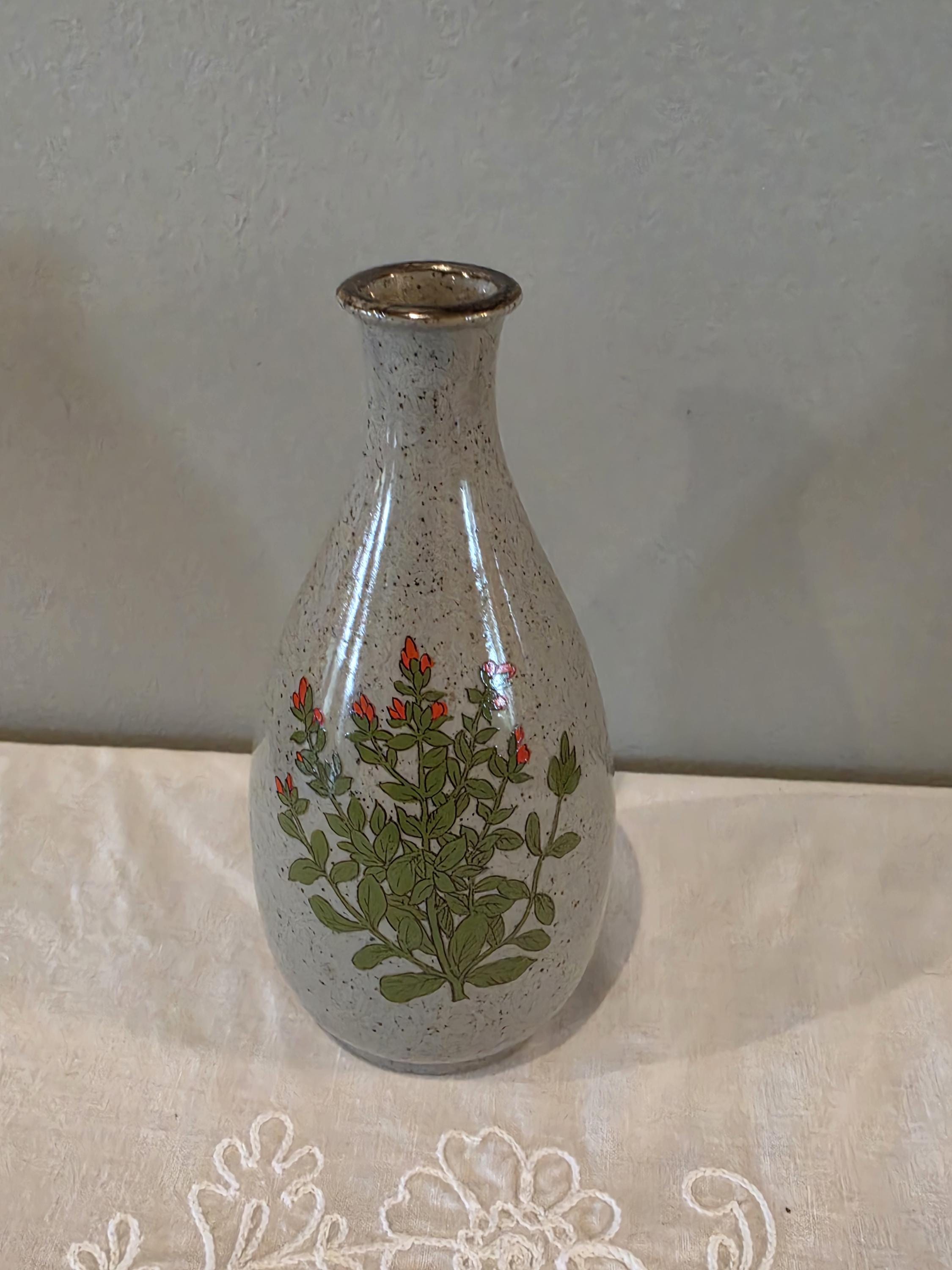 Japan Pottery Vase Floral - Etsy