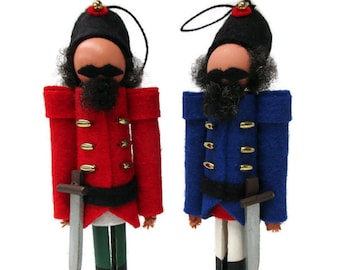 Nutcracker Christmas Ornament, Clothespin Ornament, Toy Soldier, Peg Doll, Clothespin Doll, Ornament Exchange, Secret Santa Gift