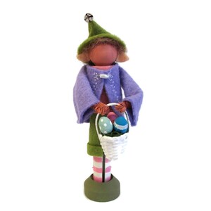 Easter Elf Clothespin Ornament, Easter Decor, Peg Doll, Elf Doll ...