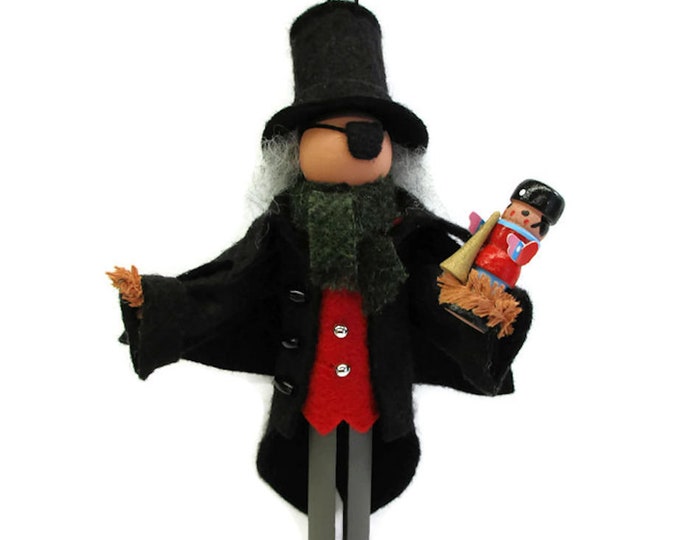 Herr Drosselmeyer Christmas Ornament, Clothespin Ornament, Nutcracker Ballet, Clothespin Doll