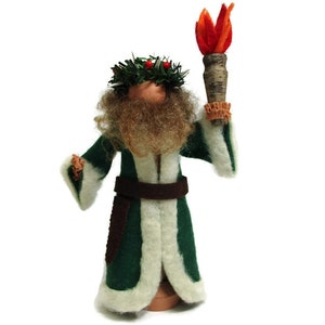 Ghost of Christmas Present, Clothespin Ornament, Christmas Ornament, Peg Doll, Christmas Carol, Ornament Exchange, Charles Dickens