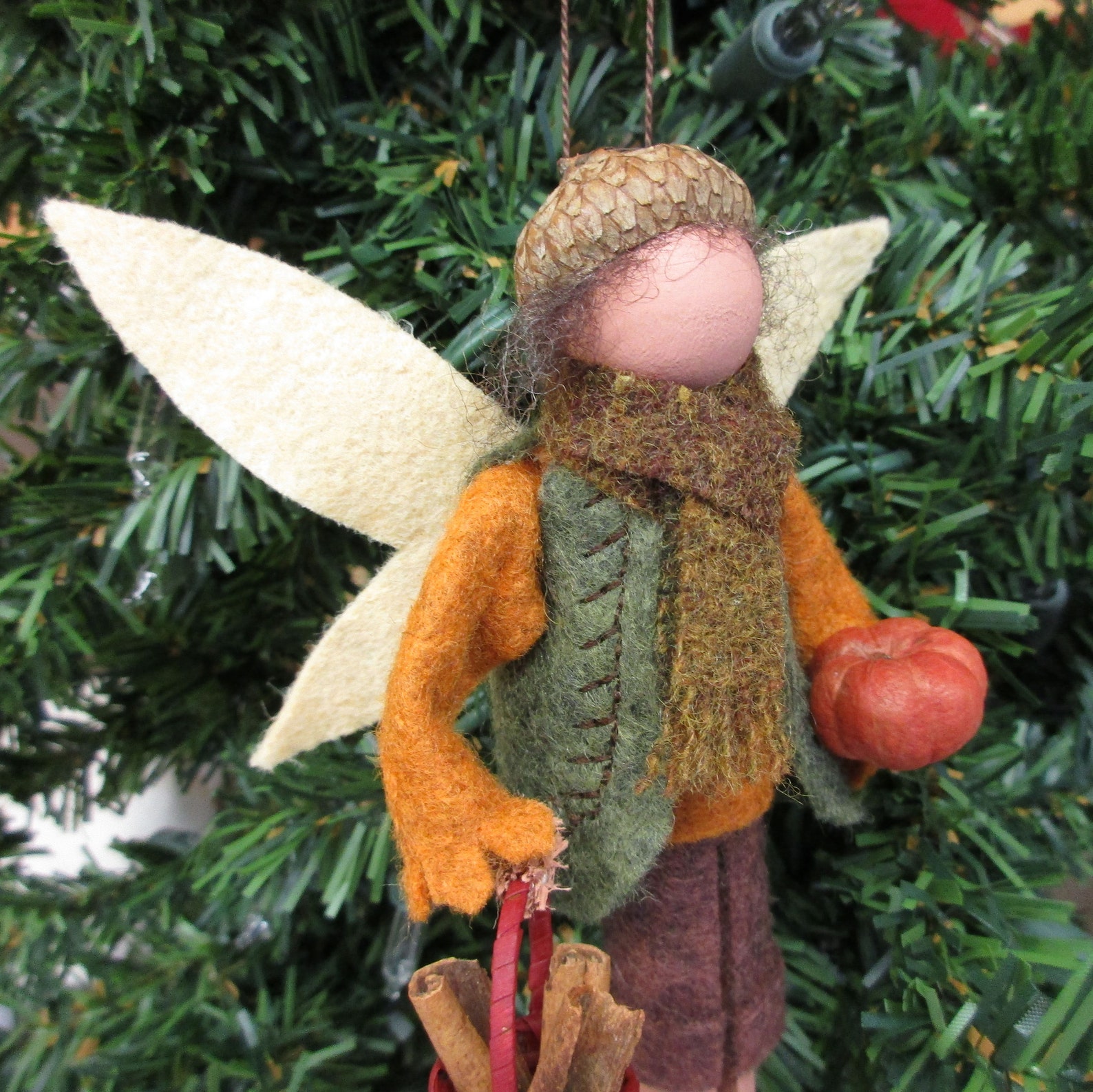 Autumn Fairy Ornament Boy Harvest Pixie Woodland Faerie - Etsy