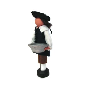 Paul Revere Clothespin Ornament, Christmas Ornament, Revere Silversmith, American Revolution, Peg Doll, Ornament Exchange, Colonial Patriot bild 5