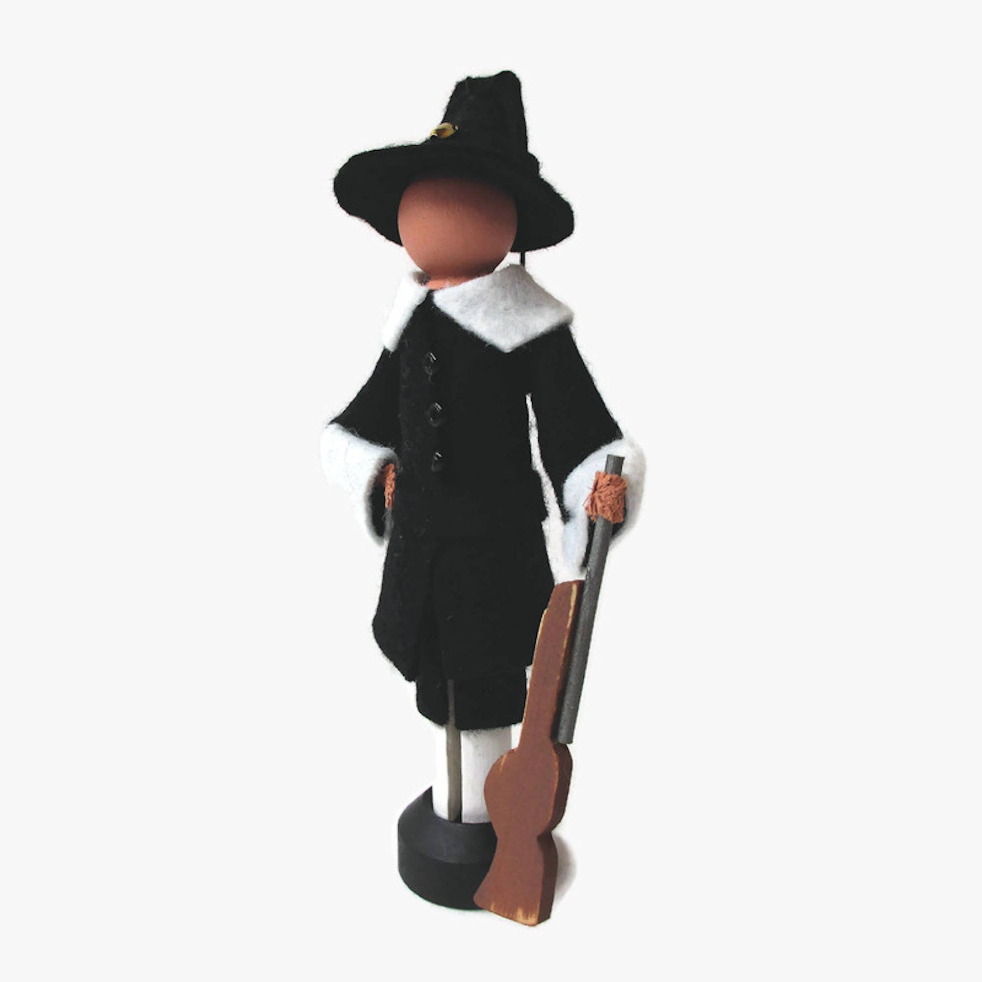 Pilgrim Man Thanksgiving Ornament Mayflower Table Decor Etsy