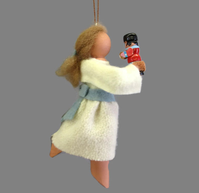 Clara Christmas Ornament Nutcracker Doll Clothespin Etsy Canada