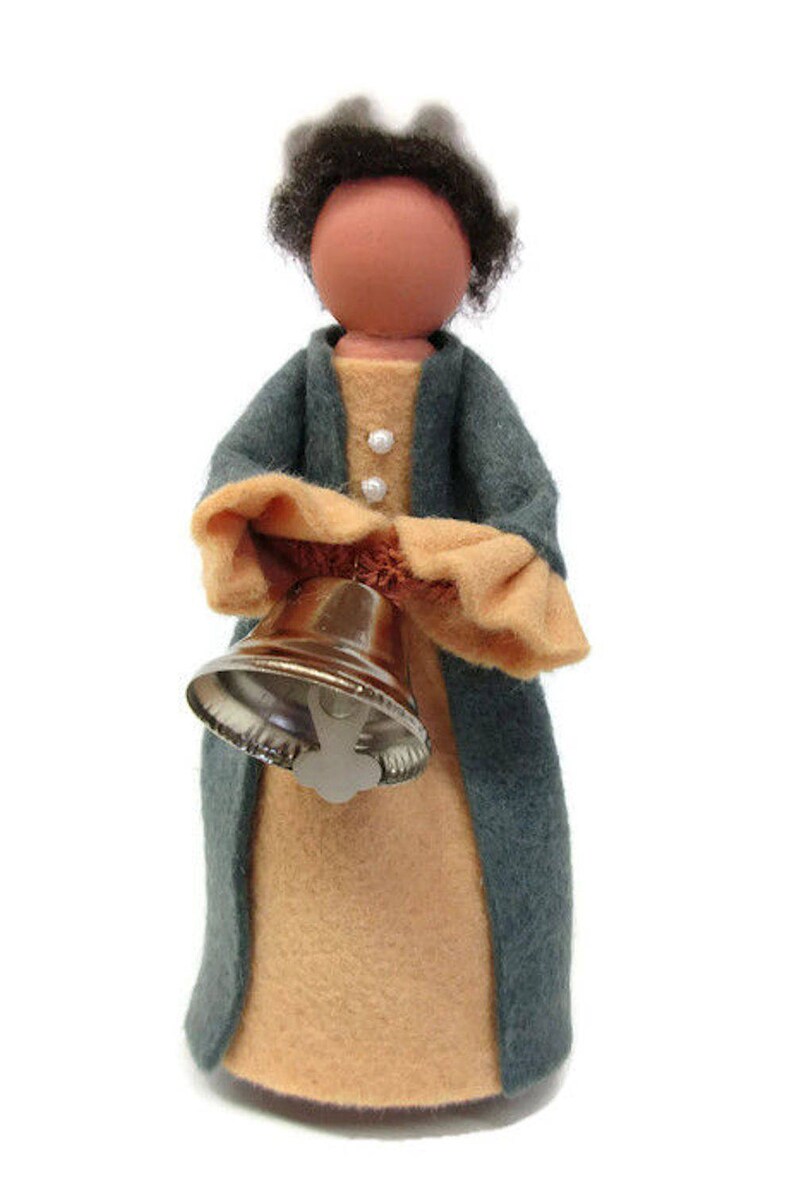 Colonial Lady Christmas Ornament Clothespin Ornament Etsy