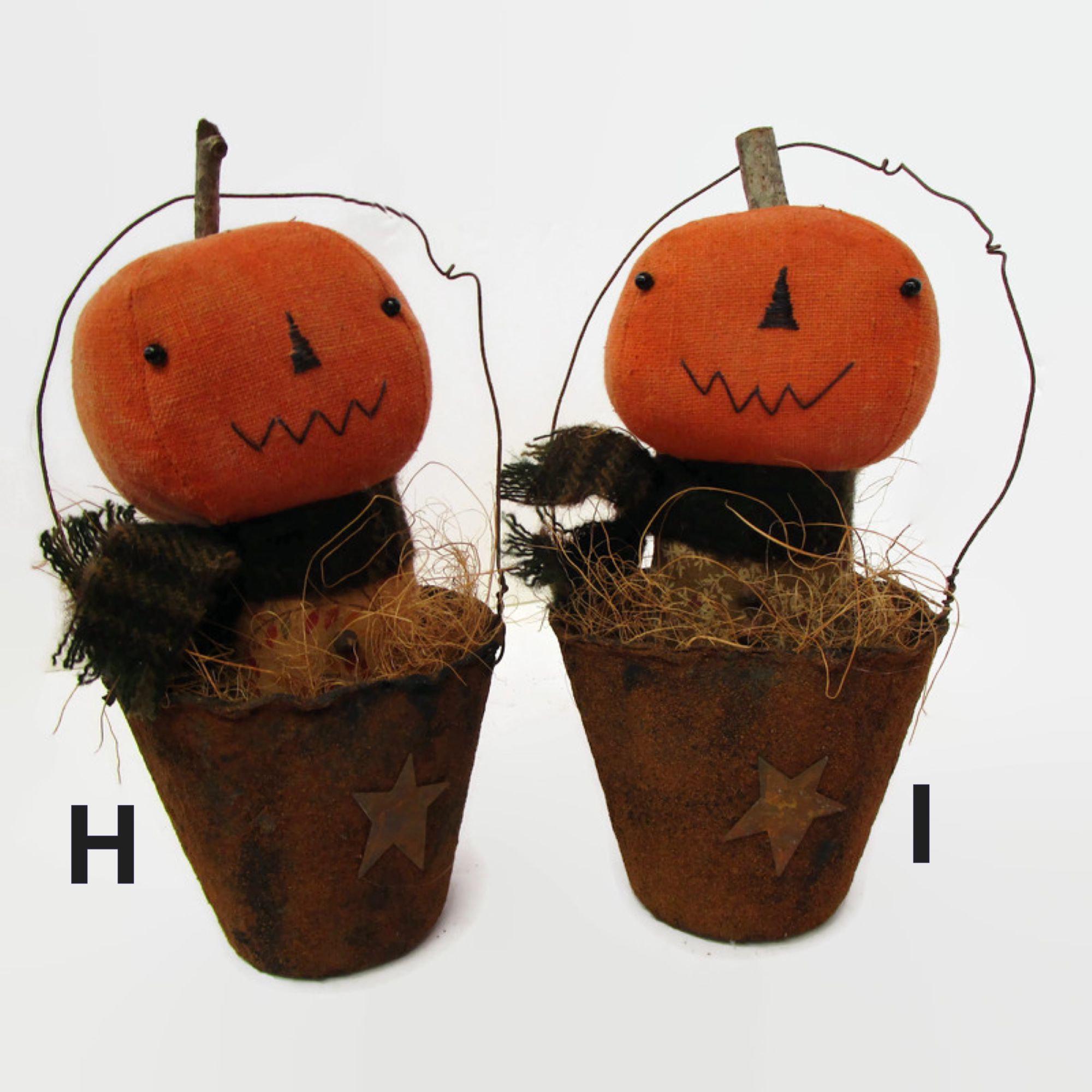 Jack O Lantern Pumpkin Patch Doll, Primitive Halloween Doll, Rustic ...