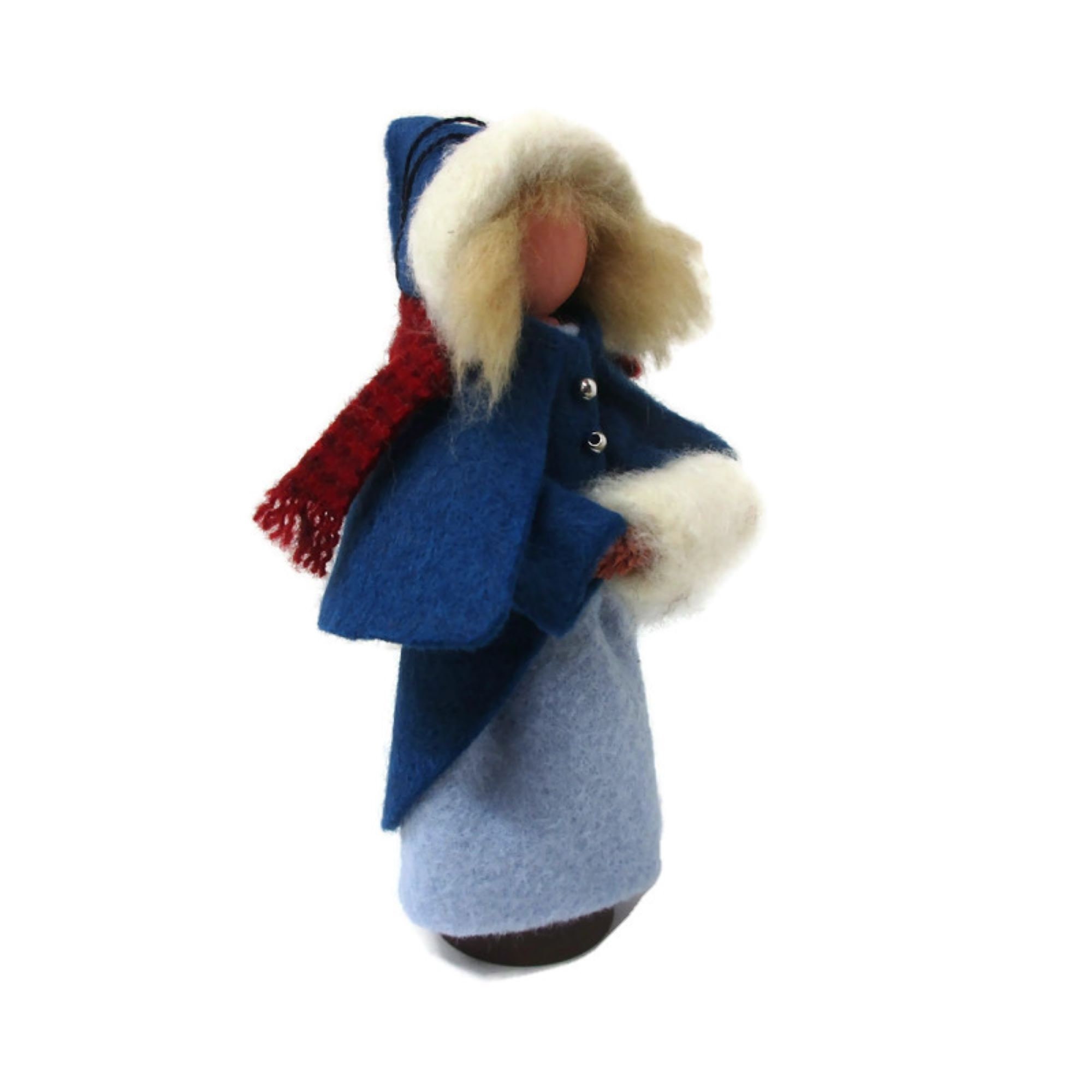 Fanny Scrooge Clothespin Ornament, A Christmas Carol, Victorian