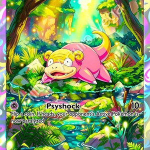 slowpoke pokemon card full art - Slowking ex 238/193 - Paldea Evolved - Tera and this attack does 100 more damage for each heads Slowpoke Tcg Pocket - Etsy