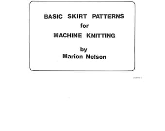 Marion Nelson's basisrokpatroon voor machinaal breien (kaarten, PDF-download, 5 bestanden)