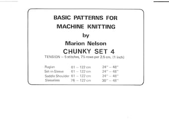 Marion Nelson's Chunky Set 4 Patroonkaarten PDF Download