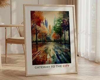 Urban Nature Fine Art Print - Colorful Wall Design