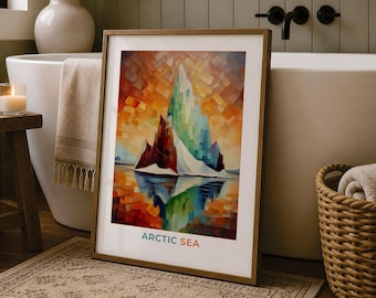 Arctic Sea Fine Art Print - Rich Palette Wall Design