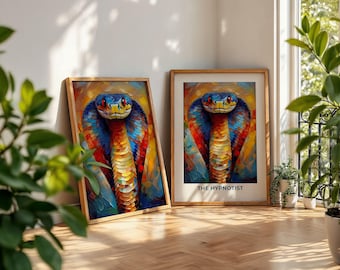 Cobra, Snake Art, Giclee Print