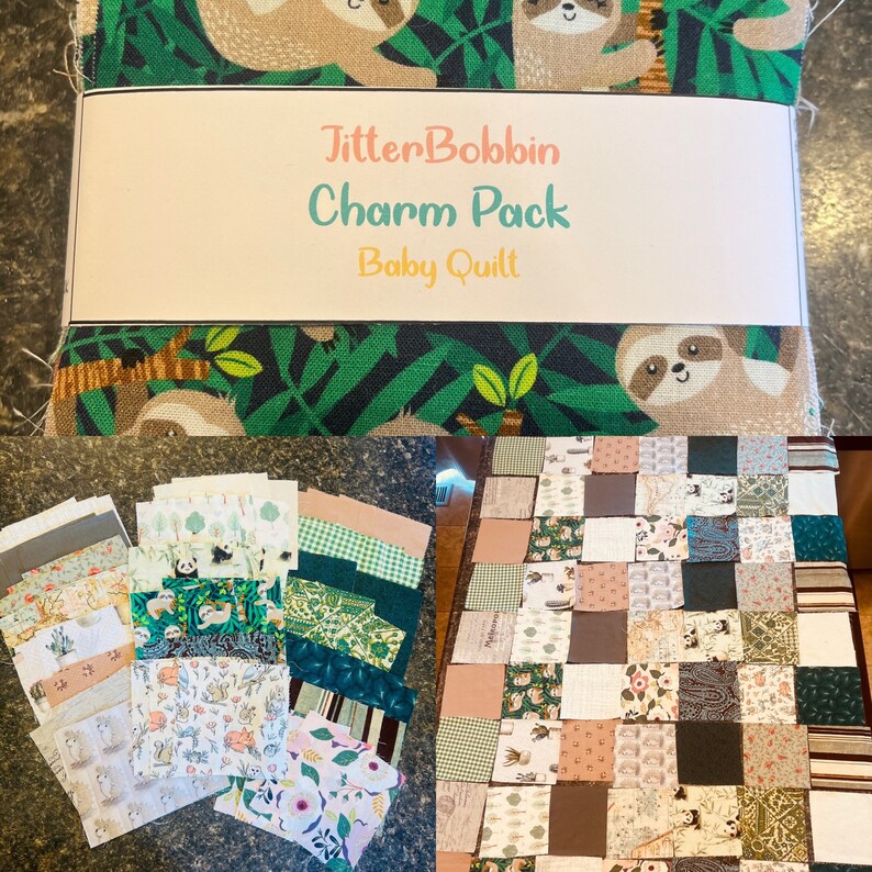 Charm Quilt Packs Baby Quilt Squares Handmade Cotton Etsy