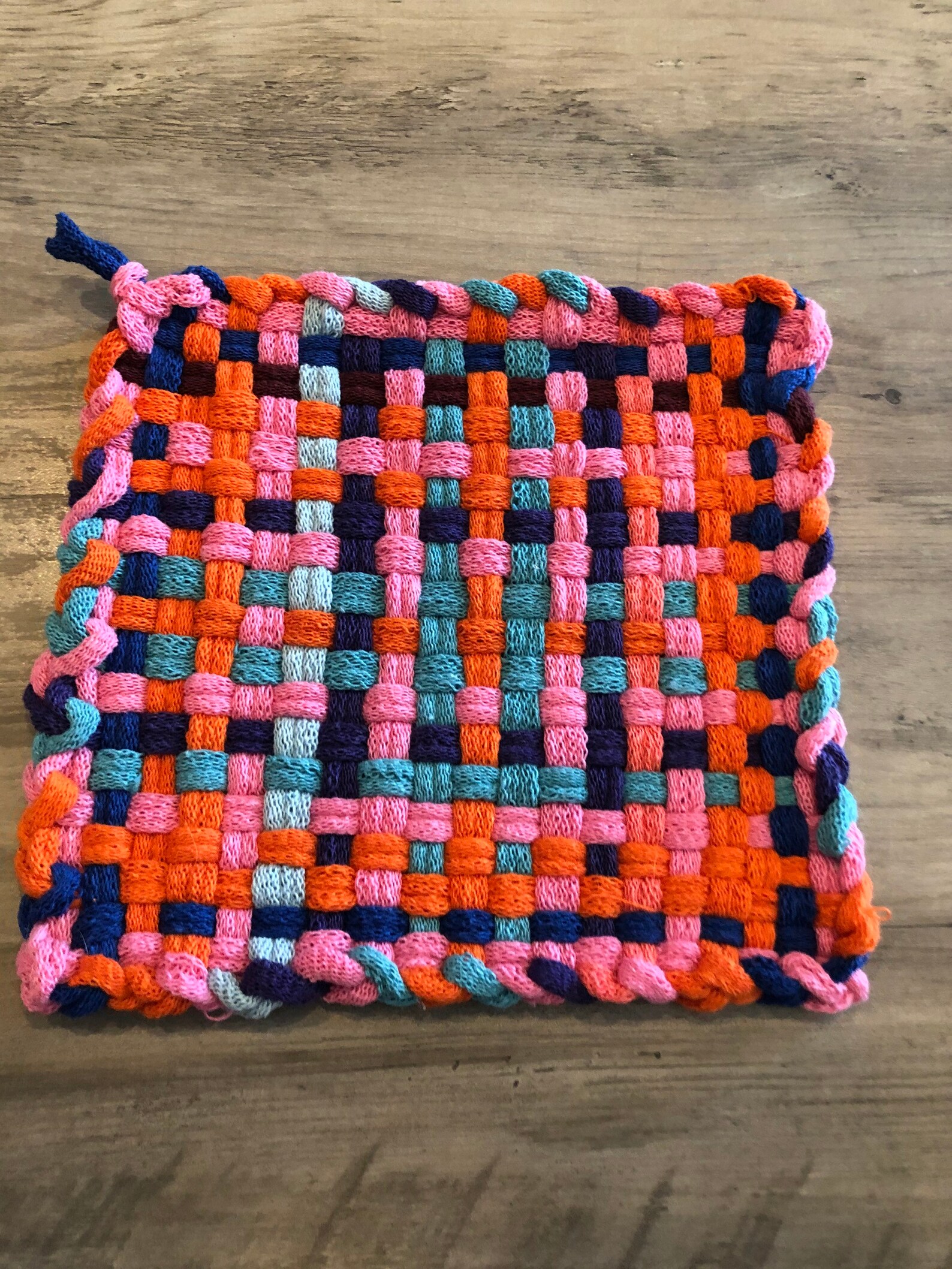 Lg. Loom Potholders Large 100 Cotton Multiple Colors Loom Etsy