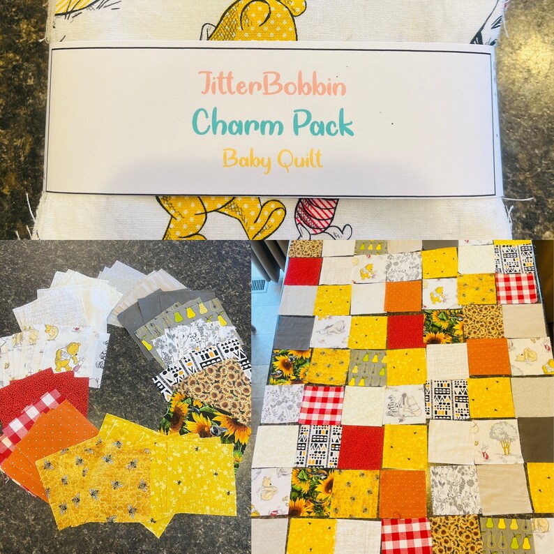 Charm Quilt Packs Baby Quilt Squares Handmade Cotton Etsy
