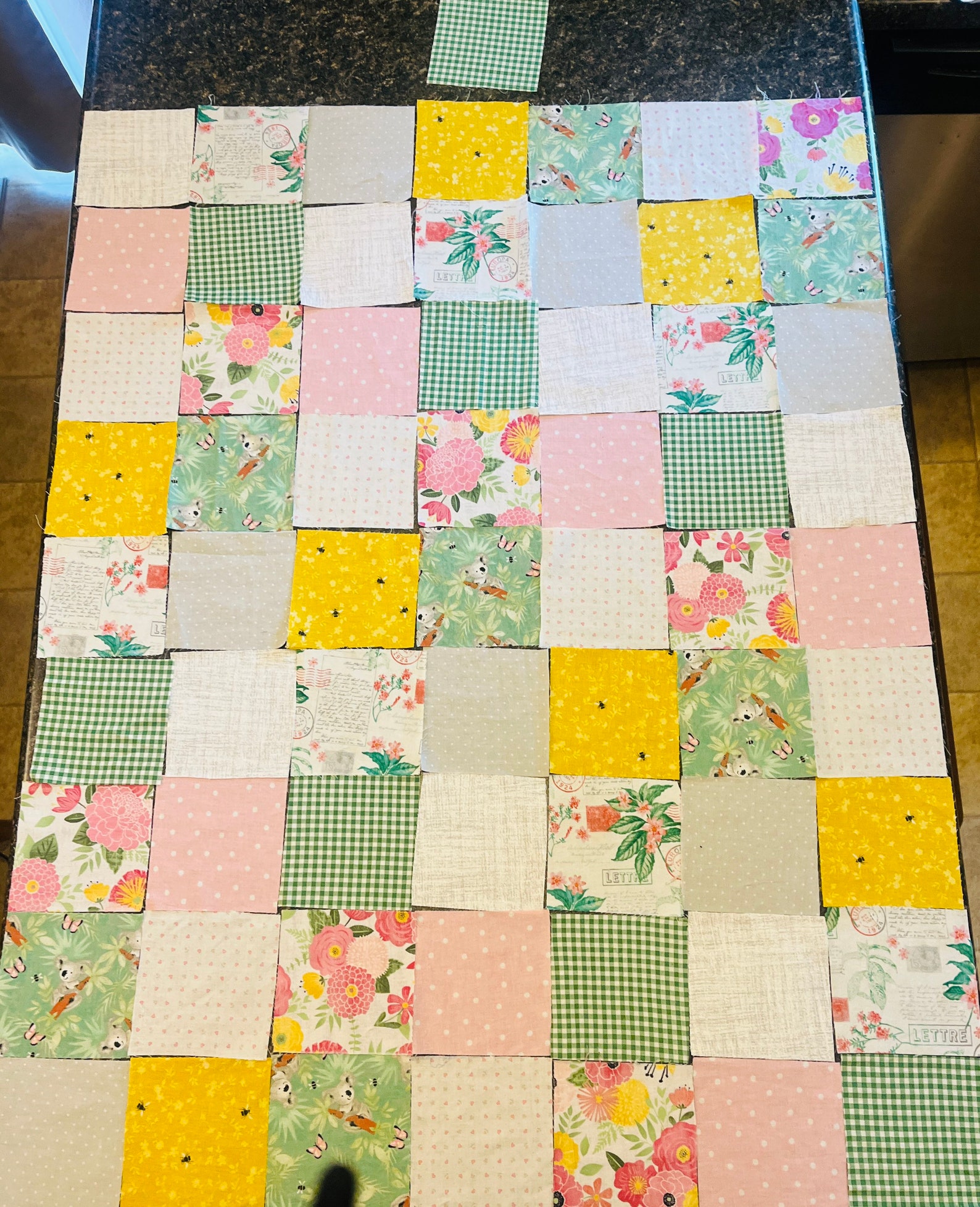 Charm Quilt Packs Baby Quilt Squares Handmade Cotton Etsy