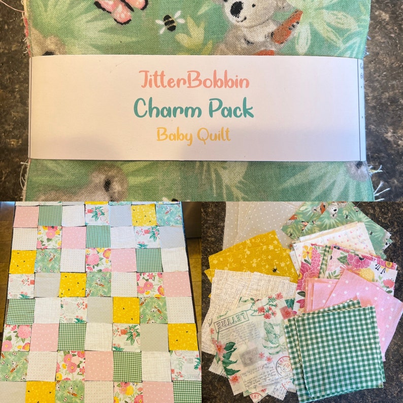 Charm Quilt Packs Baby Quilt Squares Handmade Cotton Etsy