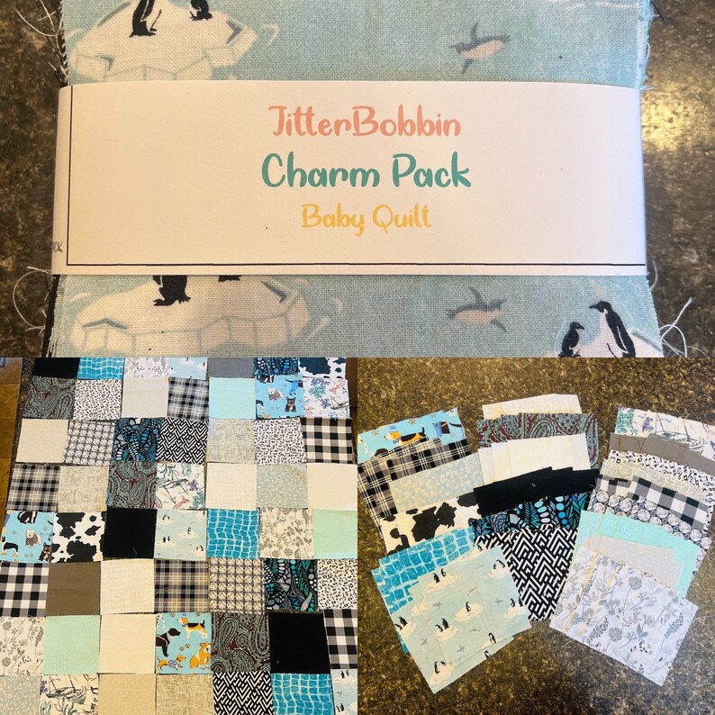 Charm Quilt Packs Baby Quilt Squares Handmade Cotton Etsy