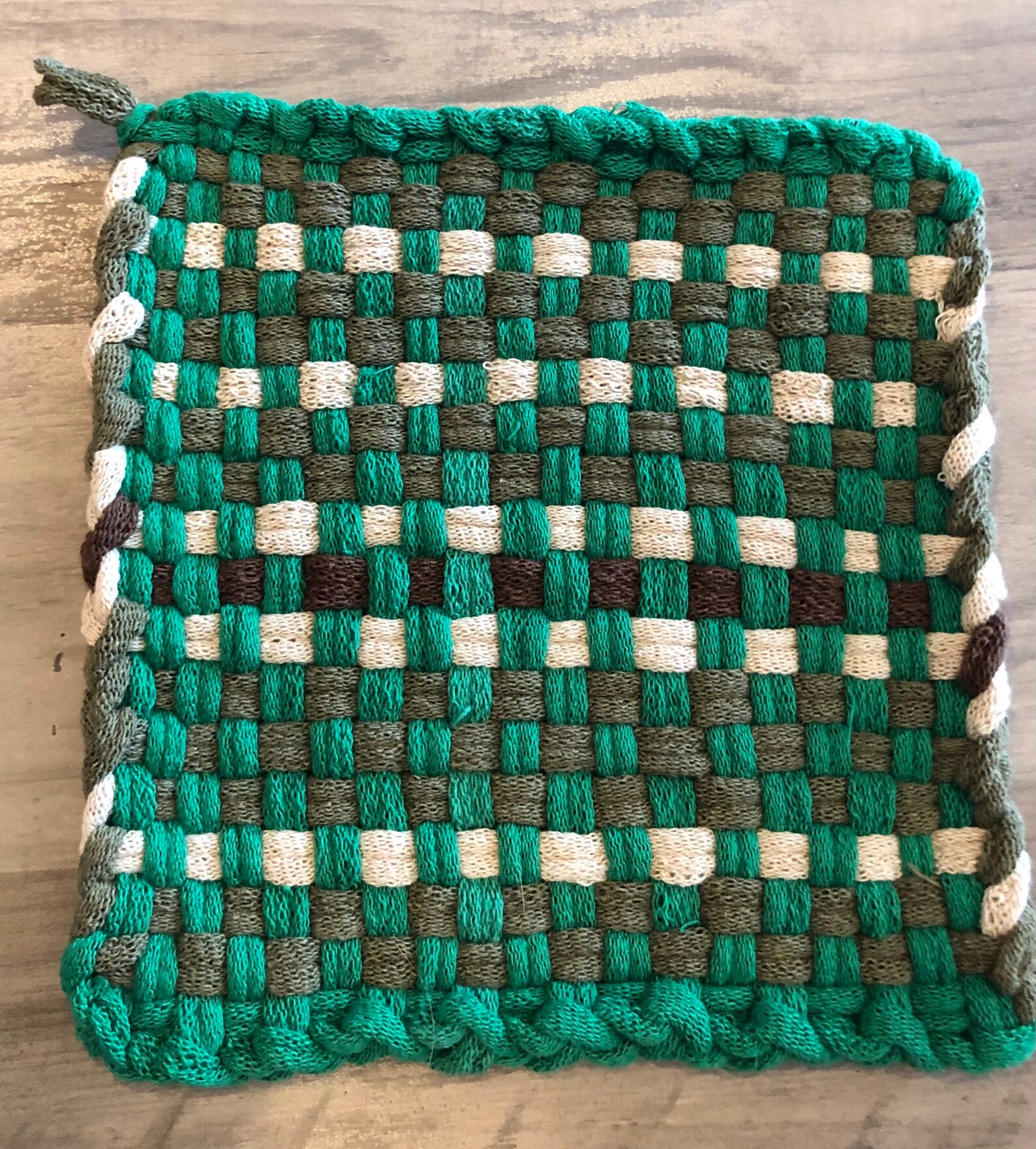 Lg. Loom Potholders Large 100 Cotton Multiple Colors Loom Etsy