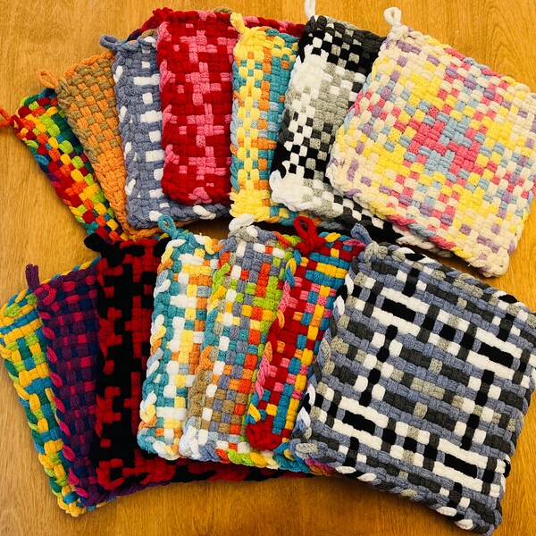Woven Potholder Etsy