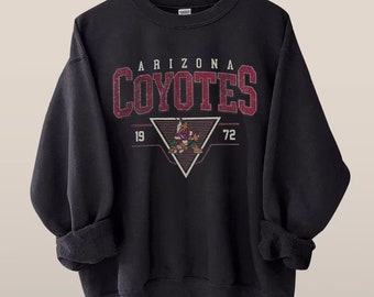 Vintage Arizona Coyotes Sweatshirt, 90s Arizona Hockey Sweatshirt, Retro Style Hockey Crewneck, Arizona 90s TShirt