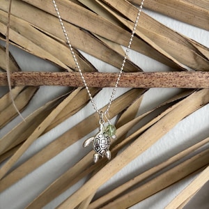 Loggerhead Charm Necklace | Sea Turtle Necklace | Sterling Silver Turtle Necklace | Save the Turtles Necklace | Animal Lover Necklace