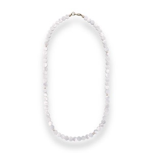 Mother of Pearl Coin Necklace
