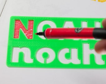 name stencil etsy