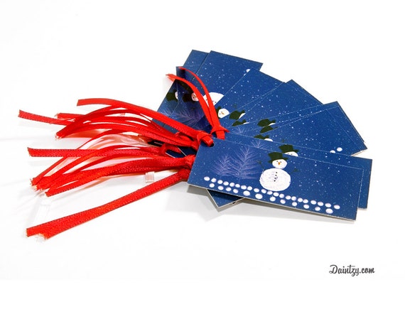 Christmas Holiday Gift Tags 5 Designs Printable DIY | Etsy