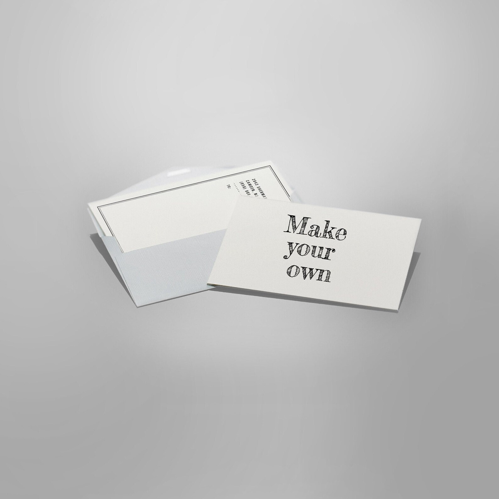 Notecard Printable Template DIY Make Your Own Gift Notecards - Etsy