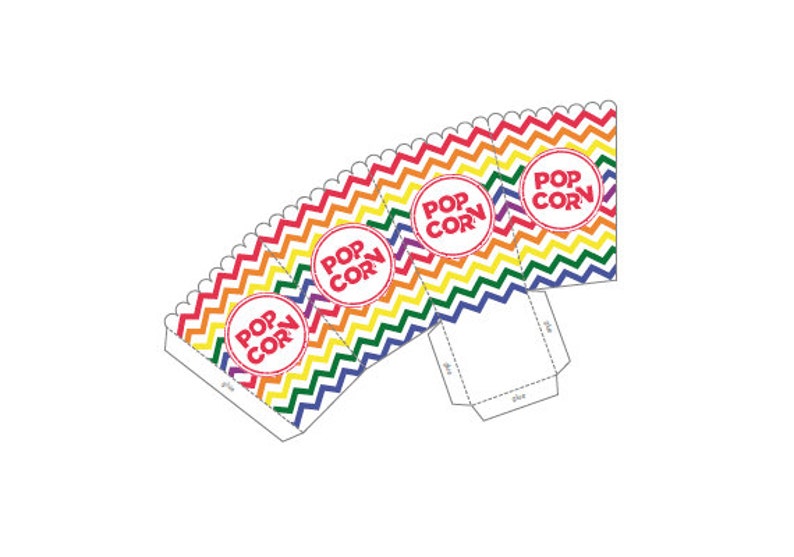 Rainbow Chevron Popcorn Box Printable PDF - Best for Little one Shower, Birthday, Satisfaction, Bash Pop corn Chevron Box photograph about Popcorn Box Printable referred to as Rainbow Chevron Popcorn Box Printable PDF - Outstanding for Youngster Shower, Birthday, Pleasure, Celebration Pop corn Chevron Box