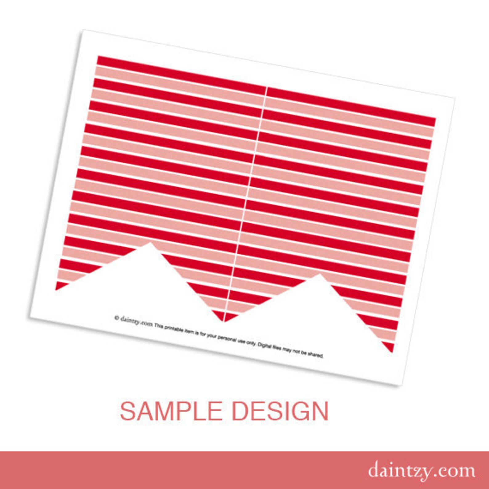Party Printable Template DIY Banner Flag Design Template for | Etsy