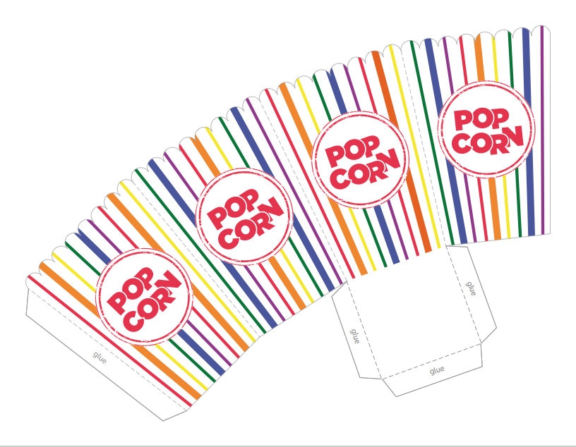 Rainbow Stripe Popcorn Box Printable PDF - Good for Kid Shower, Birthday, Pleasure, Occasion Pop corn Chevron Box image about Popcorn Box Printable known as Rainbow Stripe Popcorn Box Printable PDF - Fantastic for Little one Shower, Birthday, Delight, Get together Pop corn Chevron Box