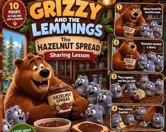 Grizzy and the Lemmings Sharing Lesson | Digital Download