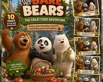 We Bare Bears – The Great Food Adventure | Digital Download
