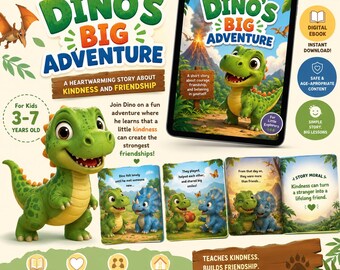 Dino's Big Adventure – Children's Storybook (Digital Download)