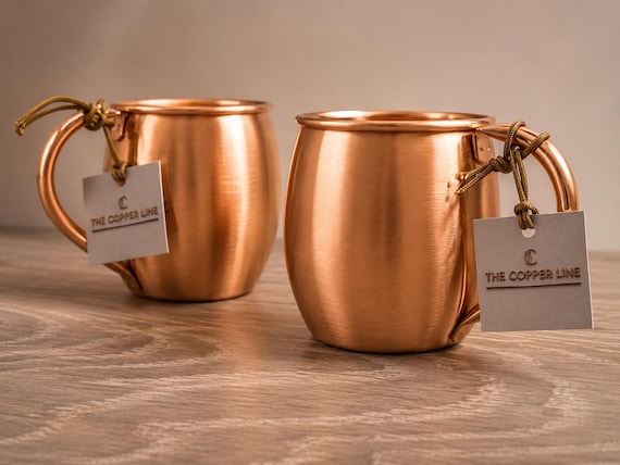 Copper Moscow Mule Mug | Polished Copper Cocktail Mug | Handmade Barware Gift | The Copper Line