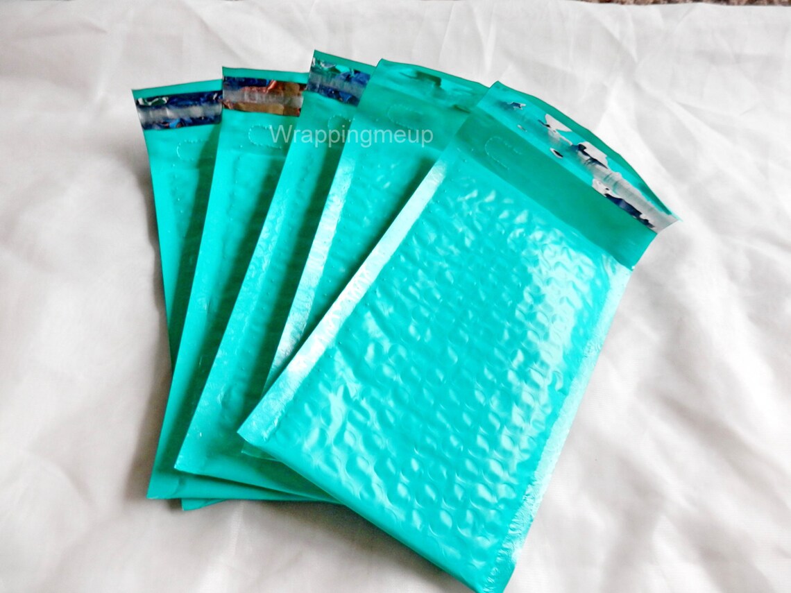 TEAL BUBBLE MAILERS Colored Mailers Shipping Envelopes Etsy