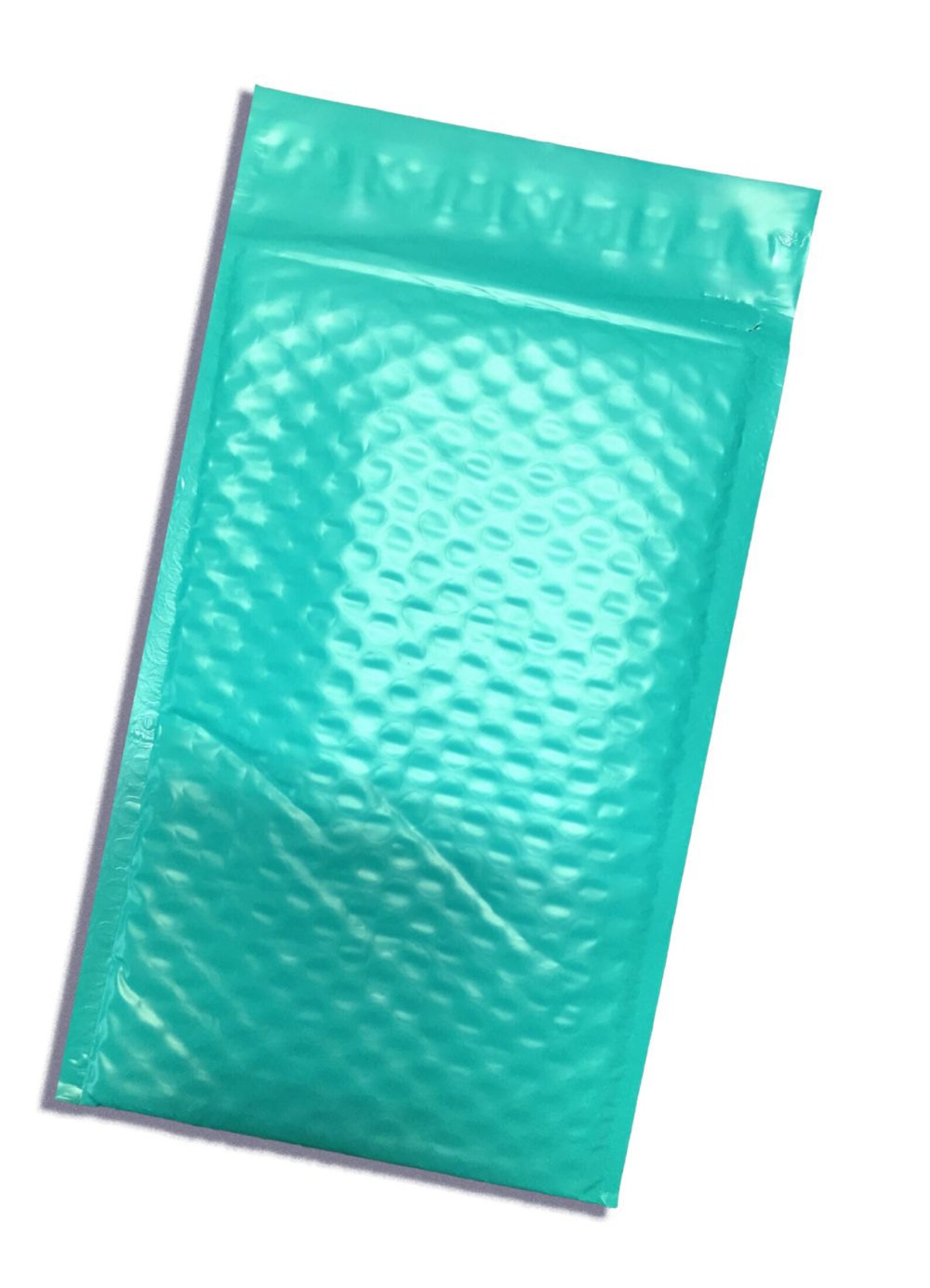 25 Teal 4x8 Bubble Mailers Colored Mailers Shipping Etsy